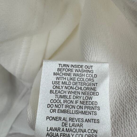 NHL GIII 4Her Boston Bruins Tie Front Hoodie Womens White Black Yellow Striped - Picture 9 of 11